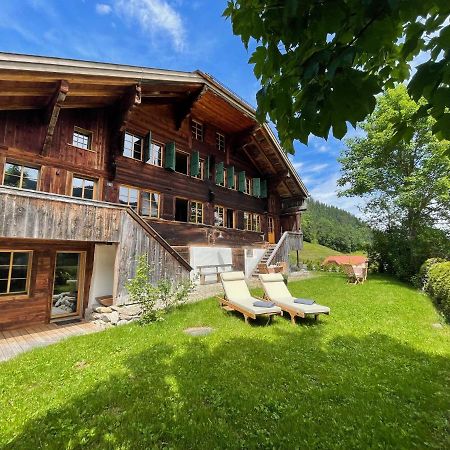 Gsteig Alpen Charme - Chalet D'Hotes Et Spa מראה חיצוני תמונה