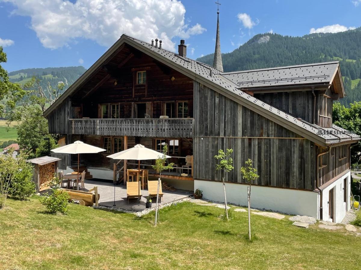 Gsteig Alpen Charme - Chalet D'Hotes Et Spa מראה חיצוני תמונה
