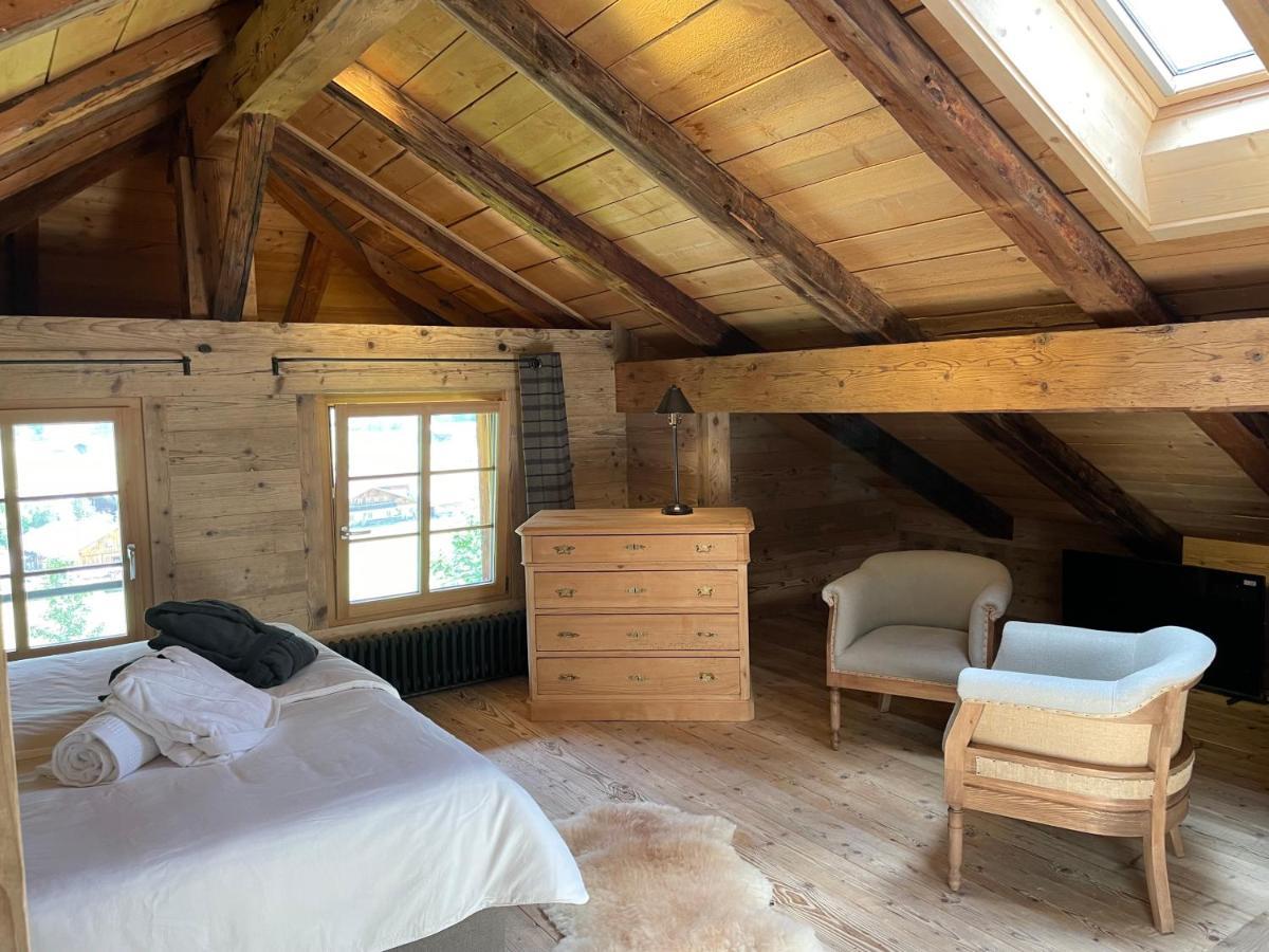 Gsteig Alpen Charme - Chalet D'Hotes Et Spa מראה חיצוני תמונה