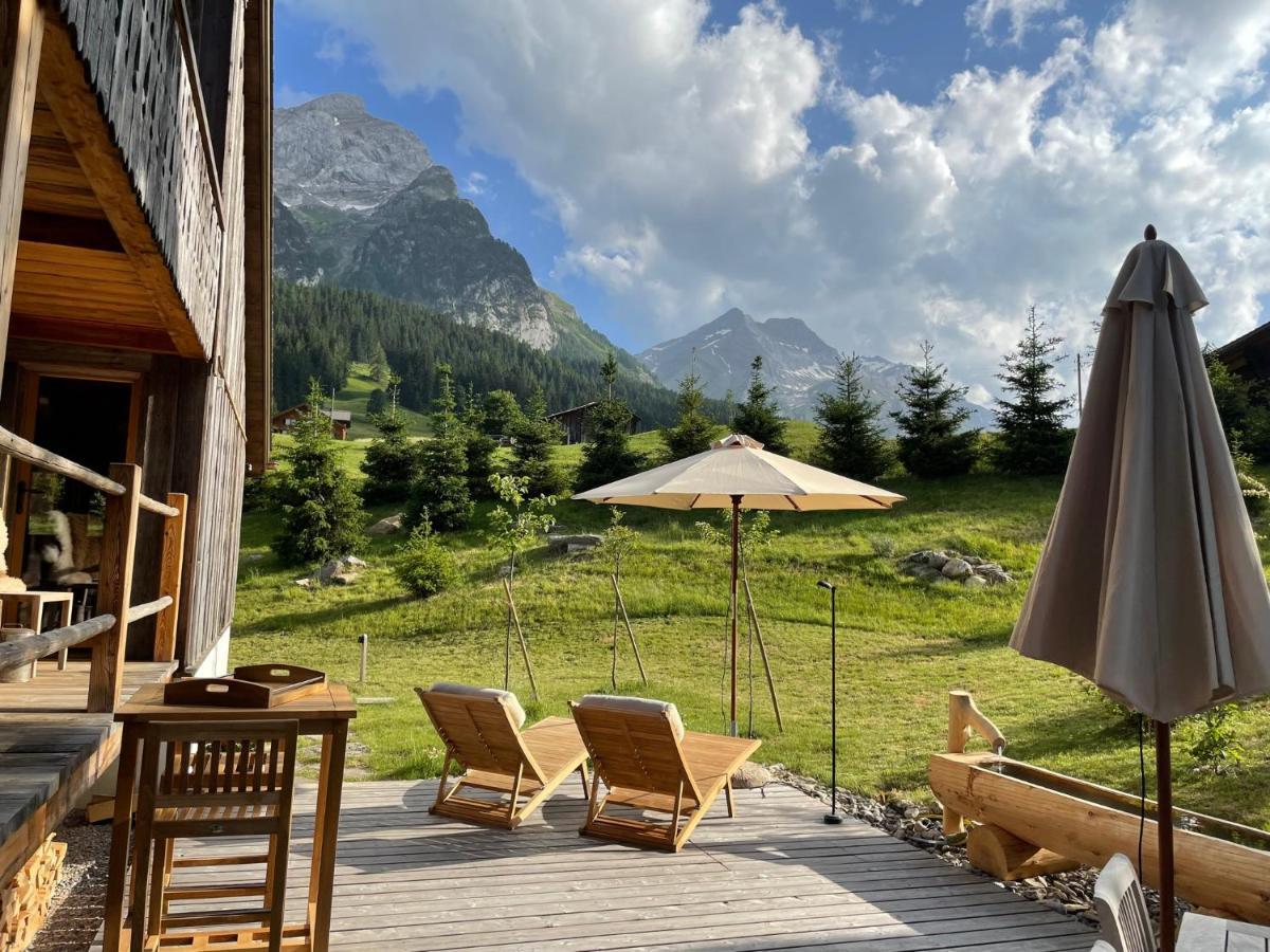 Gsteig Alpen Charme - Chalet D'Hotes Et Spa מראה חיצוני תמונה