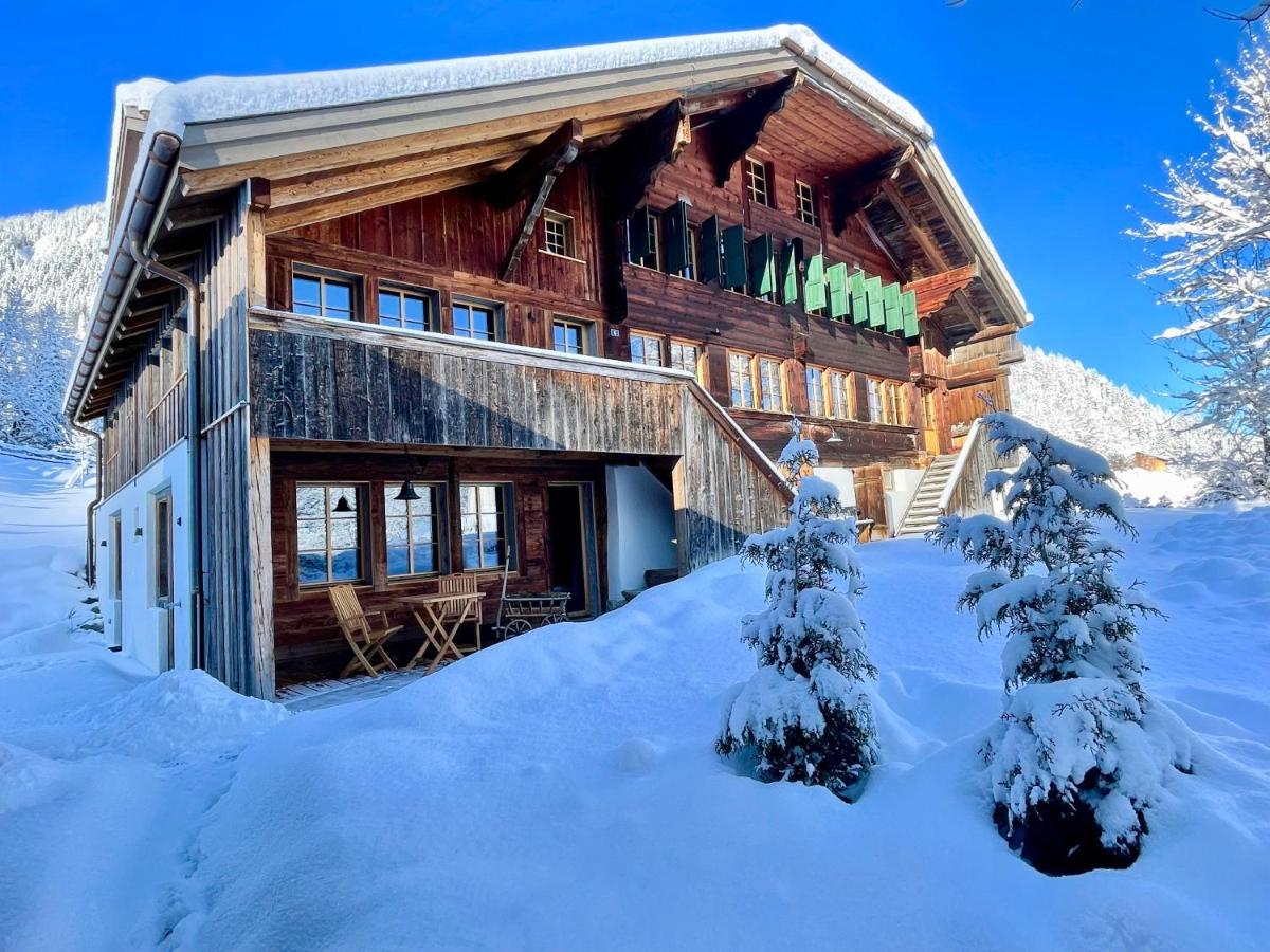 Gsteig Alpen Charme - Chalet D'Hotes Et Spa מראה חיצוני תמונה