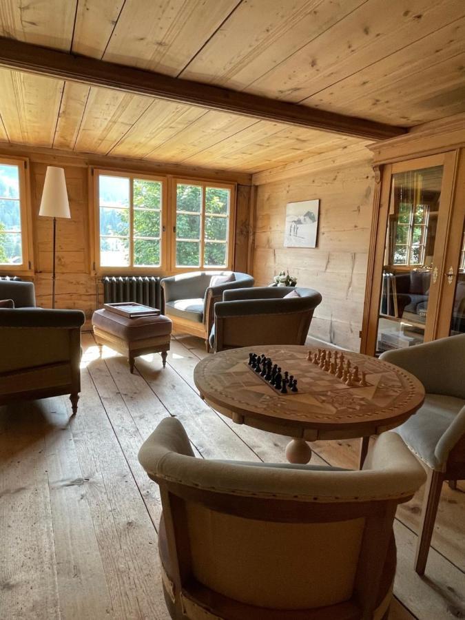 Gsteig Alpen Charme - Chalet D'Hotes Et Spa מראה חיצוני תמונה